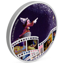 Niue: Disney Cinema Masterpieces - Fantasia coloured 3 oz Silver 2023 Proof