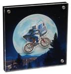 Niue: E.T. colored - 40. movie anniversary 2 oz Silver 2022 Proof Bicycle Shaped Coin