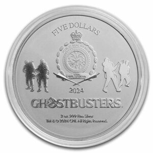 Niue: Ghostbusters - Stay Puft coloured 2 oz Silver 2024 High Relief 