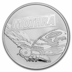 Niue: Godzilla vs Monsters - Mothra 1 oz Silver 2023