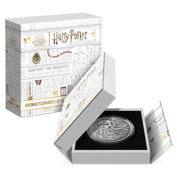 Niue: Harry Potter - Hogwarts Chamber of Secrets 1 oz Silver 2023 Antique Finish