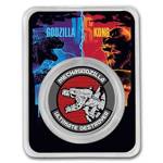 Niue: Mechagodzilla colored 1 oz Silver 2021 