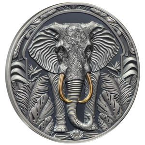 Niue: Save the Powers - Elephant $5 Silver 2024 Black Proof