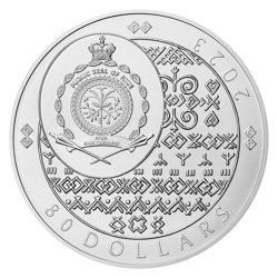 Niue: Slovakia Eagle 1000 grams of Silver 2023