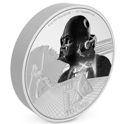 Niue: Star Wars - Darth Vader "You underestimate my power of the dark side" coloured 3 oz Silver 2023 Proof