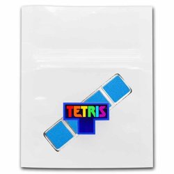 Niue: Tetris - I-Tetrimino Block colored 1 oz Silver 2023 (blue)