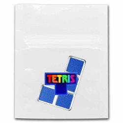 Niue: Tetris - J-Tetrimino Block colored 1 oz Silver 2023 (blue)