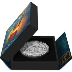 Niue: The Lord of the Rings - Helm's Deep 3 oz Silver 2022 Antique Finish