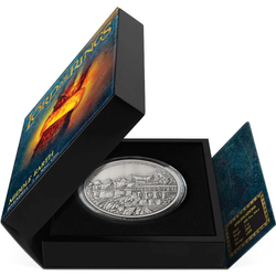 Niue: The Lord of the Rings - Rivendell 3 oz Silver 2022 Antique Finish