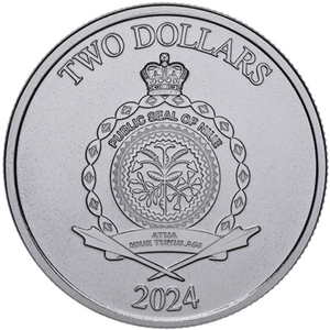 Niue: Truth - Roaring Lion 1 oz Silver 2024