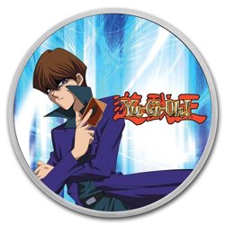 Niue: Yu-Gi-Oh! Seto Kaiba colorized - 25th Anniversary 1 oz Silver 2022 Slab