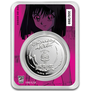 Niue: Yu-Gi-Oh!  Téa Gardner coloured 1 oz Silver 2024 Slab