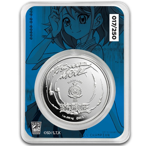 Niue: Yu-Gi-Oh! Zuzu Boyle coloured 1 oz Silver 2024 Slab