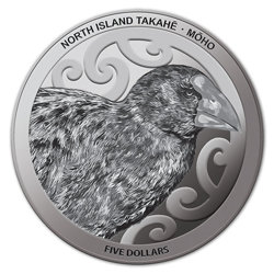 North Island Takahe 1 oz Silver 2019 Proof