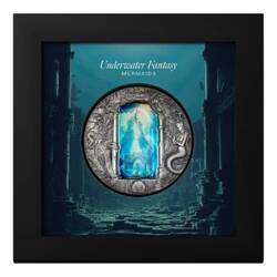 Palau: Underwater Fantasy - Mermaids coloured 3 oz Silver 2024 Ultra High Relief Antiqued Coin