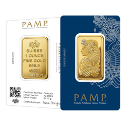 Pamp Suisse Fortuna Veriscan 1 oz Gold Bar LBMA