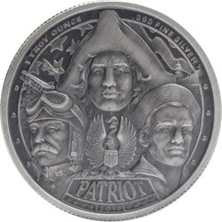 Patriot II: World War I 1 oz Silver 2019 Antiqued Round Coin