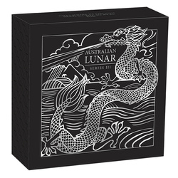 Perth Mint: Lunar III - Year of the Dragon 1/2 oz Silver 2024 Proof