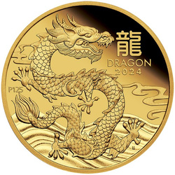 Perth Mint: Lunar III - Year of the Dragon 1/4 oz Gold 2024 Proof