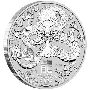 Perth Mint: Lunar III - Year of the Dragon 1 oz Silver 2024 Dragon Privy Mark