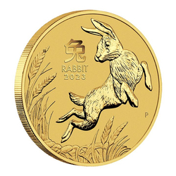 Perth Mint: Lunar III - Year of the Rabbit 1/20 ounce Gold 2023