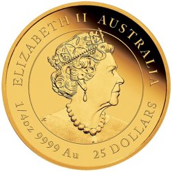 Perth Mint: Lunar III - Year of the Rabbit 1/4 oz Gold 2023 Proof