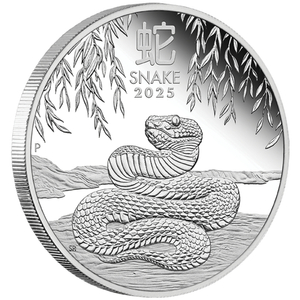 Perth Mint: Lunar III - Year of the Snake 1 oz Silver 2025 Proof