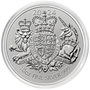 Royal Coats of Arms 10 oz Silver 2024