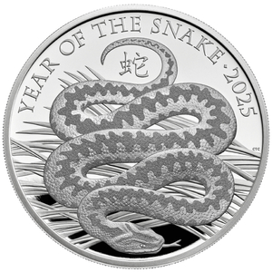 Royal Mint Lunar: Year of the Snake 1 oz Silver 2025 Proof