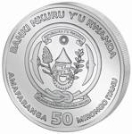 Rwanda: African Ounce - Okapi 1 oz Silver 2021