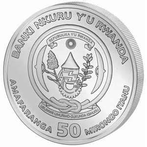 Rwanda: Lunar - Year of the Snake 1 oz Silver 2025