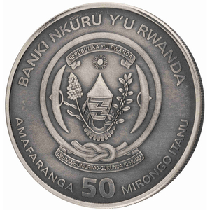 Rwanda: Nautical Ounce - 165 years of Great Eastern 1 oz Silver 2023 Antique Finish