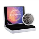 Samoa: Light of Christ 1 oz Silver 2022 Black Rhodium Proof