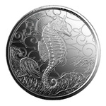 Samoa: Seahorse 1 oz Silver 2020