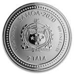 Samoa: Seahorse 1 oz Silver 2020