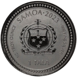 Samoa: The Teacher 1/2 oz Silver 2023 Black Rhodium Proof