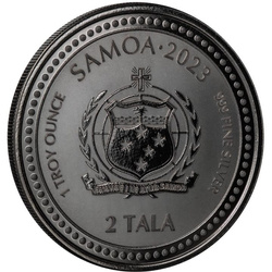 Samoa: The Teacher 1 oz Silver 2023 Black Rhodium Proof