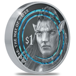 Set of 2 coins New Zealand: Avatar - The Way of Water 'Neytiri and Jake' colored 2 x 1 oz Silver 2023 Proof