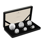 Set of 6 Britannia Silver 2022 Proof coins