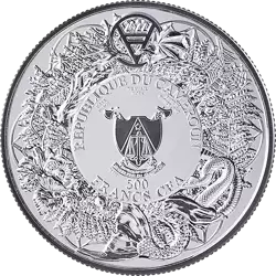 Slavic Beasts: Rusalka 500 Francs 1 Ounce Silver 2022