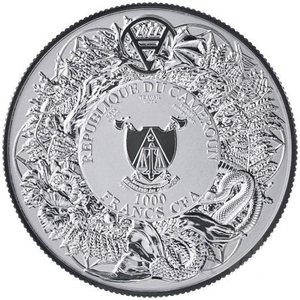 Slavic Beasts: Rusalka 500 Francs 1 Ounce Silver 2022