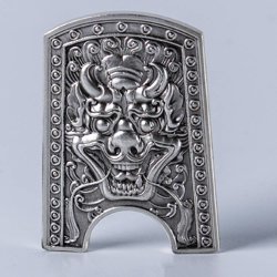 South Korea: Doggaebi Stacker 1/2 oz Silver 2022 Light Antiqued 