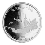 St. Kitts Sunken Ship 1 oz Silver 2021