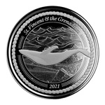 St. Vincent & The Grenadines - Humpback Whale 1 oz Silver 2021