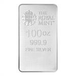 The Great Engravers bar - Three Graces 100 oz Silver 2022