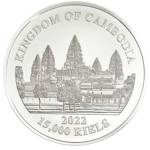 The Lost Tigers of Cambodia 5 oz Silver 2022