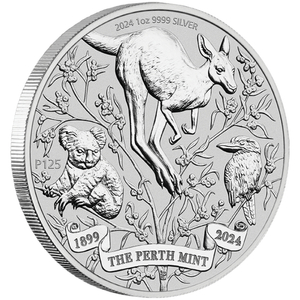 The Perth Mint’s 125th Anniversary 1 oz Silver 2024