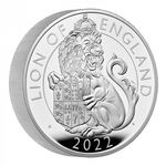 The Royal Tudor Beasts: Lion of England 10 oz Silver 2022 Proof