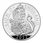 The Royal Tudor Beasts: Lion of England 1000 grams of Silver 2022 Proof