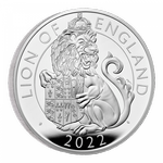 The Royal Tudor Beasts: Lion of England 5 oz Silver 2022 Proof